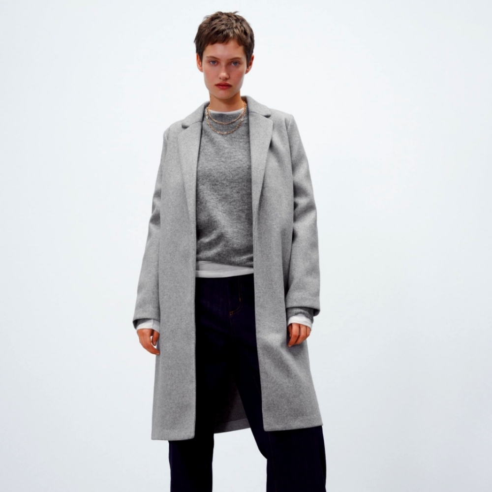 NWTs zara wool blend coat sz.sm